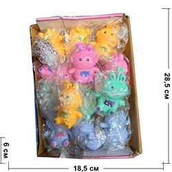 Антистресс игрушка резиновая Зайчик 12 шт/упаковка - фото 229241