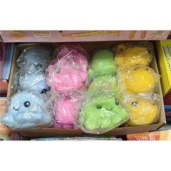 Антистресс игрушка резиновая Медуза 12 шт/упаковка - фото 229246