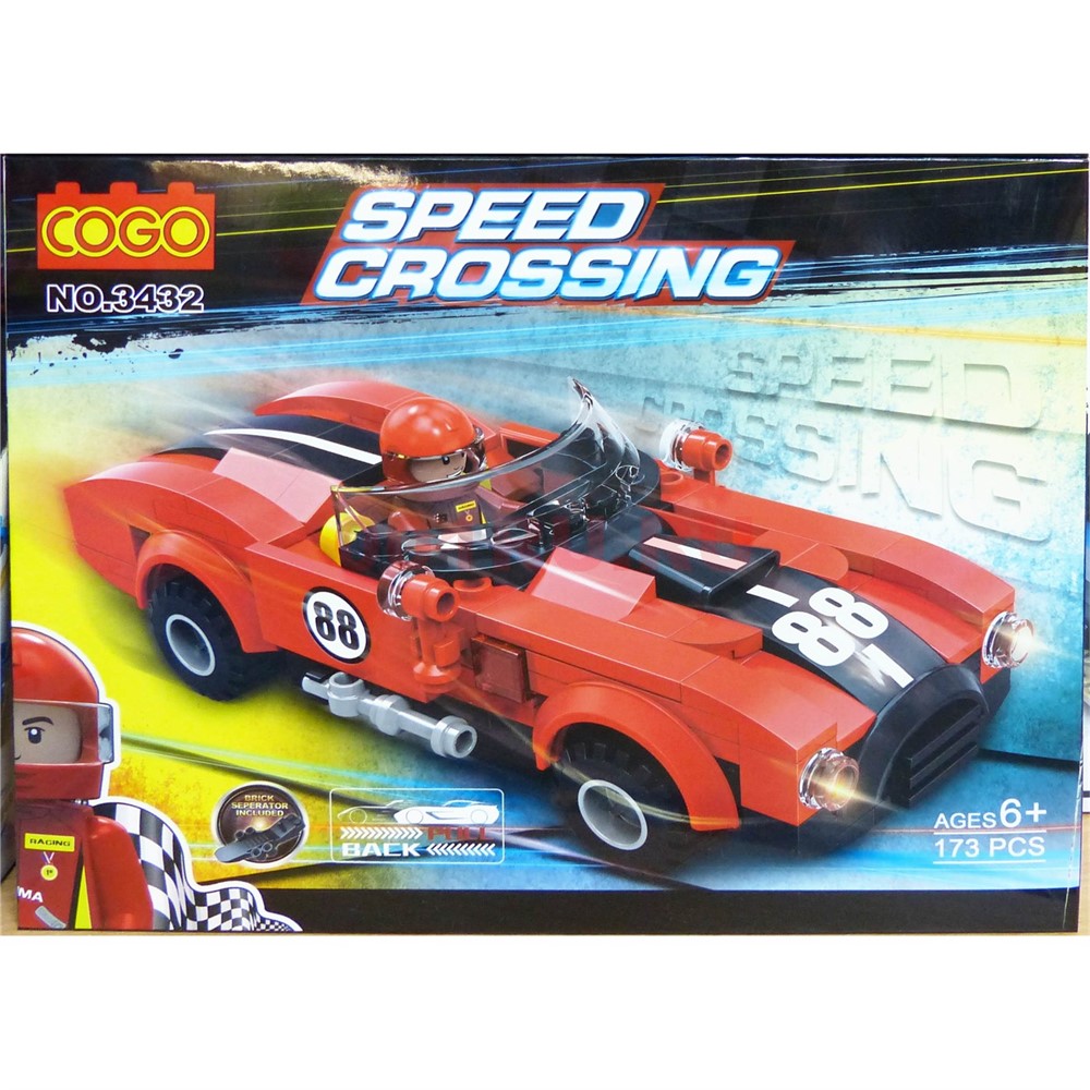 Speed crossing. Конструктор speeding car Racing 56008 инструкция.