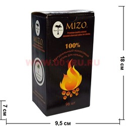 Уголь кальянный кокосовый Mizo 96 шт 1 кг (Индонезия) - фото 100048