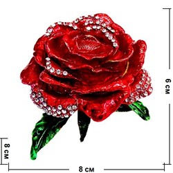 Шкатулка "Роза" (30Y) большая - фото 100101