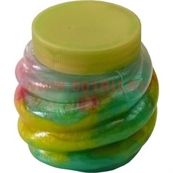 Лизун перламутровый разноцветный большой, цена за 12 шт (144 шт/кор) - фото 102187