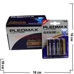 Батарейки алкалиновые Pleomax АА, цена за уп 40 шт - фото 102877