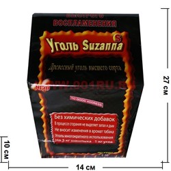 Уголь для кальяна Suzanna 1 кг быстрого воспламенения - фото 102893