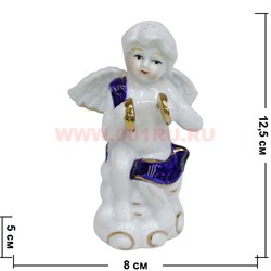 Ангелочек из фарфора 12,5 см (555) 72 шт/кор - фото 103214