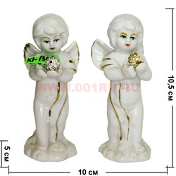 Ангелочки из фарфора (KL-1303) цена за пару 48 шт/кор - фото 103517