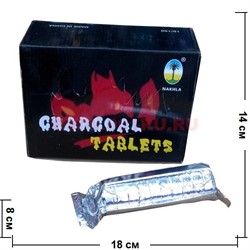 Уголь для кальянов Charcoal Tablets 100 таблеток 10 упаковок - фото 103693