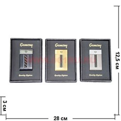 Зажигалка газовая Gemony (15) гладкая с узорами цвета микс - фото 103754