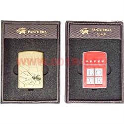 Зажигалка Panteraa с USB зарядкой (3952) спиральная рисунки в ассортименте - фото 103771