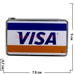 Зажигалки газовые оптом "Visa" - фото 104321