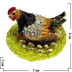 Шкатулка "Курица с золотыми яйцами" - фото 104412