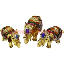 Набор шкатулок "Три слона" цвет микс - фото 104521