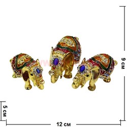 Набор шкатулок "Три слона" цвет микс - фото 104523