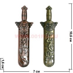 Зажигалка газовая "Меч с драконом и фениксом" - фото 104549