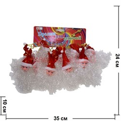 Подвеска новогодняя (DM-29) Дед Мороз цена за 50 шт - фото 105877