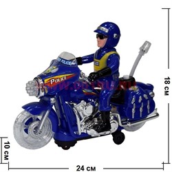 Полицейский на мотоцикле (игрушка музыкальная, ездит) - фото 105885