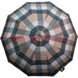 Зонт мужской "клетка" полный автомат (SH-23610) цена за 12 шт - фото 106575