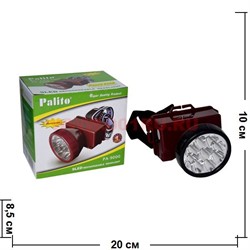 Фонарь налобный Palito PA-9000 на 9 LED ламп - фото 106636