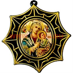 Православный оберег "Богородица с ребенком" (звезда) - фото 106673