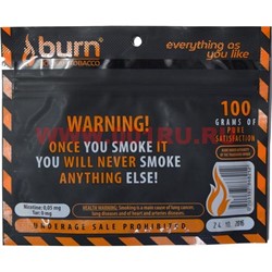Табак для кальяна Burn 100 гр «Sundaysun» - фото 107045