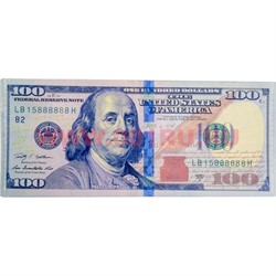 Бумажник-купюрница «100 долларов» цена за 12 шт - фото 107735