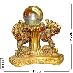 Нэцке, три дракона с жемчужиной - фото 107814