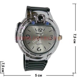 Зажигалка-часы с резиновым браслетом - фото 108494