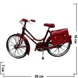 Зажигалка газовая настольная "Велосипед" - фото 108555