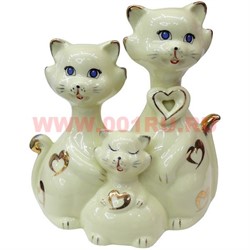 Семья котов из керамики (NS-900) 20,5 см - фото 108563