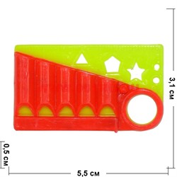Игрушка Свисток «линейка» цена за 200 шт - фото 109818