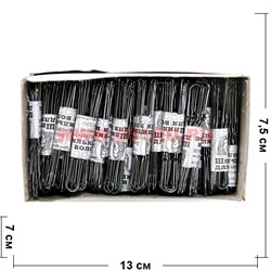 Шпильки для волос белые металлические 72 мм (SDR-1087) цена за 500 шт (2 размер) - фото 110187