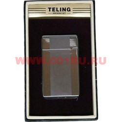 Зажигалка газовая Teling гладкая металл 2 цвета - фото 110515