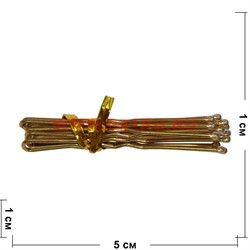 Шпильки золотые 1 размер 50 мм (SDR-1082) цена за 500 шт - фото 110667