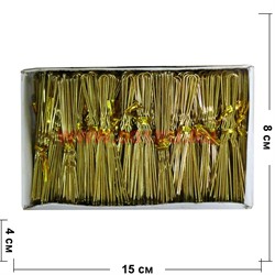 Шпильки золотые 4 размер 70 мм (SDR-1085) цена за 500 шт - фото 110675
