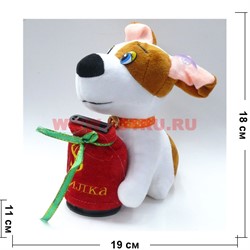 Собака музыкальная копилка (65) с присоской 12 шт/уп - фото 111496