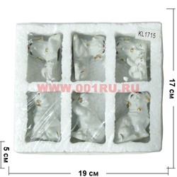 Собачки фарфоровые (1715) набор из 6 шт символ 2018 года - фото 111561