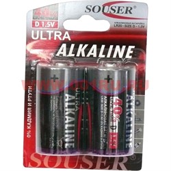 Батарейка Souser D LR20 алкалиновая цена за 24 шт - фото 111695