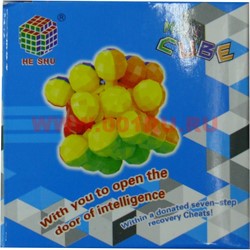Игрушка головоломка Кубик 68 мм из шариков гладких - фото 111966
