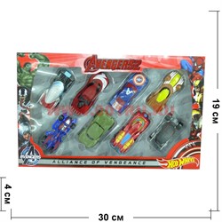 Машинки Avengers (Мстители) набор из 8 штук - фото 112128