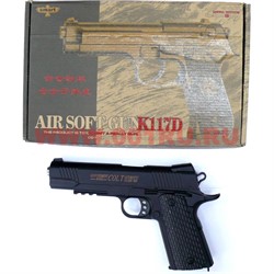 Пистолет Colt 117D AirSoft Gun из металла - фото 112188