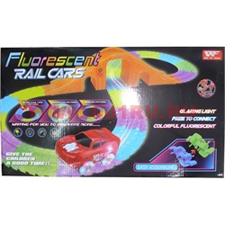 Машинка с дорогой Fluorescent Rail Cars большой набор - фото 112239