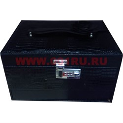 Шкатулка-автомат для украшений и косметики (62) с зеркалом - фото 112310