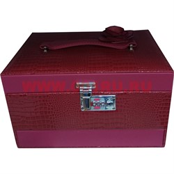 Шкатулка-автомат для украшений и косметики (62) с зеркалом - фото 112313