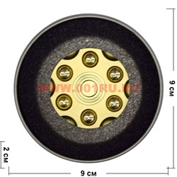 Спиннер металлический «револьвер» 50 мм диаметр - фото 112675