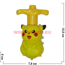 Юла «покемон» со светом и музыкой 12 шт/уп - фото 112731