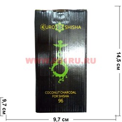 Уголь для кальяна Euroshisha 1 кг 96 шт кокосовый - фото 112783