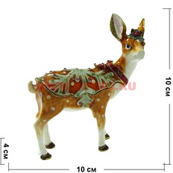 Шкатулка со стразами «Олень новогодний» (17) - фото 112806