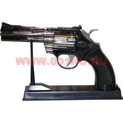 Зажигалка-сувенир Револьвер на подставке большой Python 357 - фото 113022