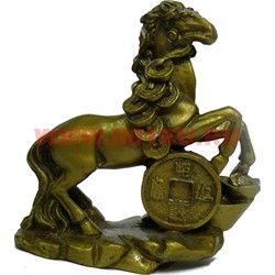 Лошадь из полистоуна на монетах (KL-31) - фото 113196