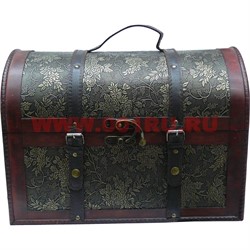 Шкатулка 3-в-1 деревянная 30 см высота - фото 113311